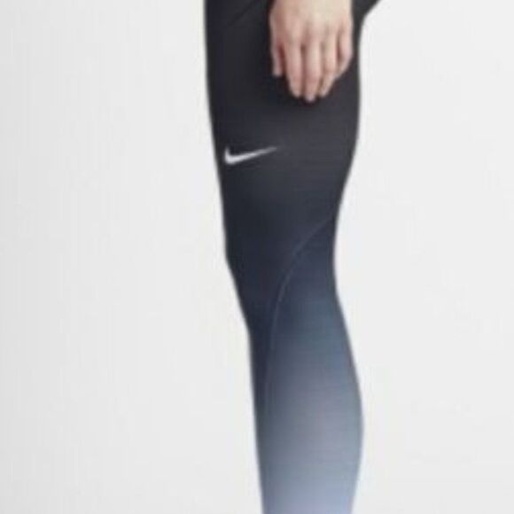 Womens Nike Pro Hyperwarm Ombre Fade Leggings Small - Picture 3 of 8